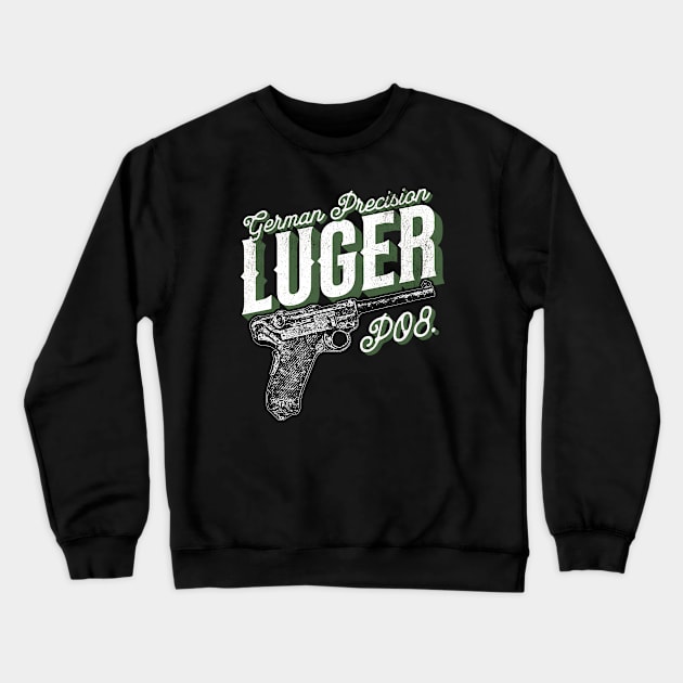 Luger P08 - German WW2 Pistol Crewneck Sweatshirt by Distant War